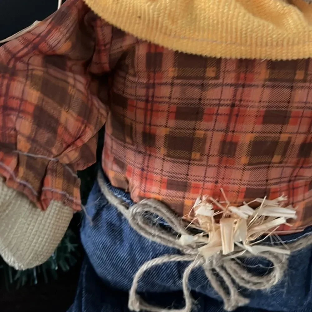 Autumnal Scarecrow Decoration For Tabletop Use- 22” by 15”